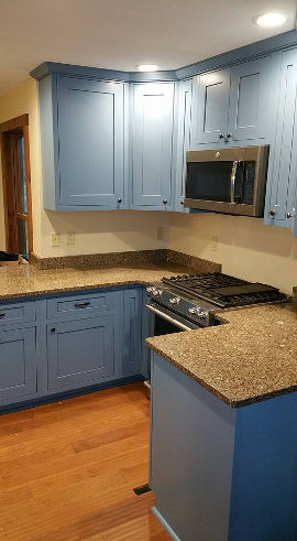 Blue Kitchen Cabinets