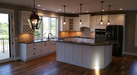 White kitchen cabinets