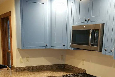 Blue Kitchen Cabinets