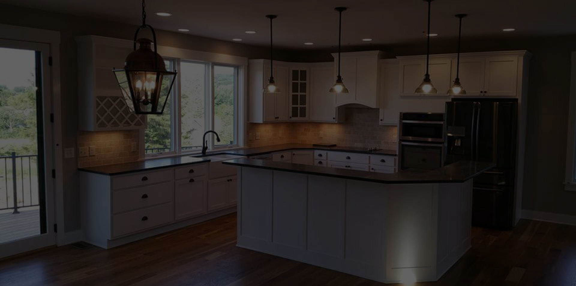 Kitchen remodel with cream colored cabinets